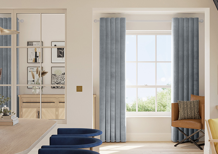 Velvet Opulence (Blackout), Storm Grey - Made to Measure Curtains - Image 3